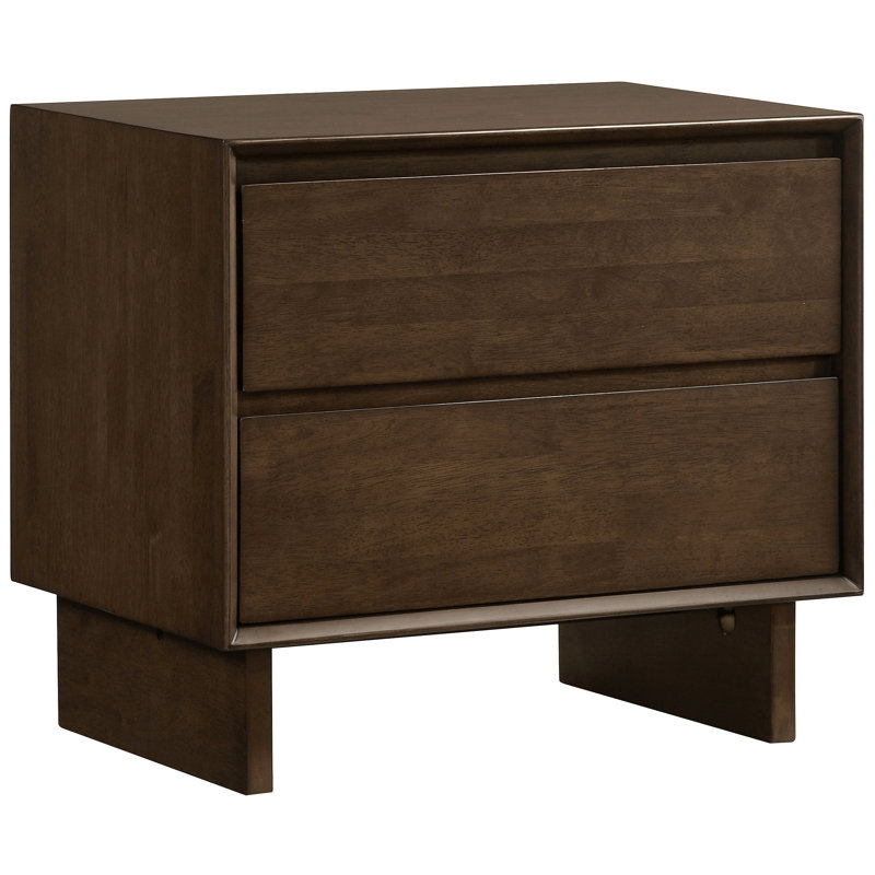 Table de chevet 2 tiroirs Hemlock