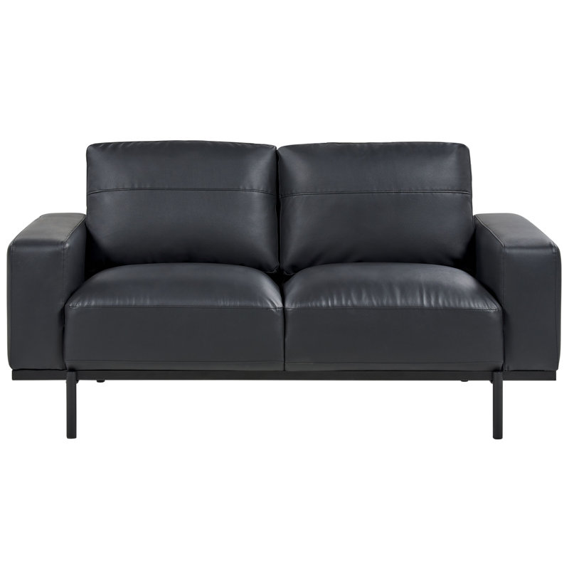 Marnetta 2 Seater Faux Leather Loveseat