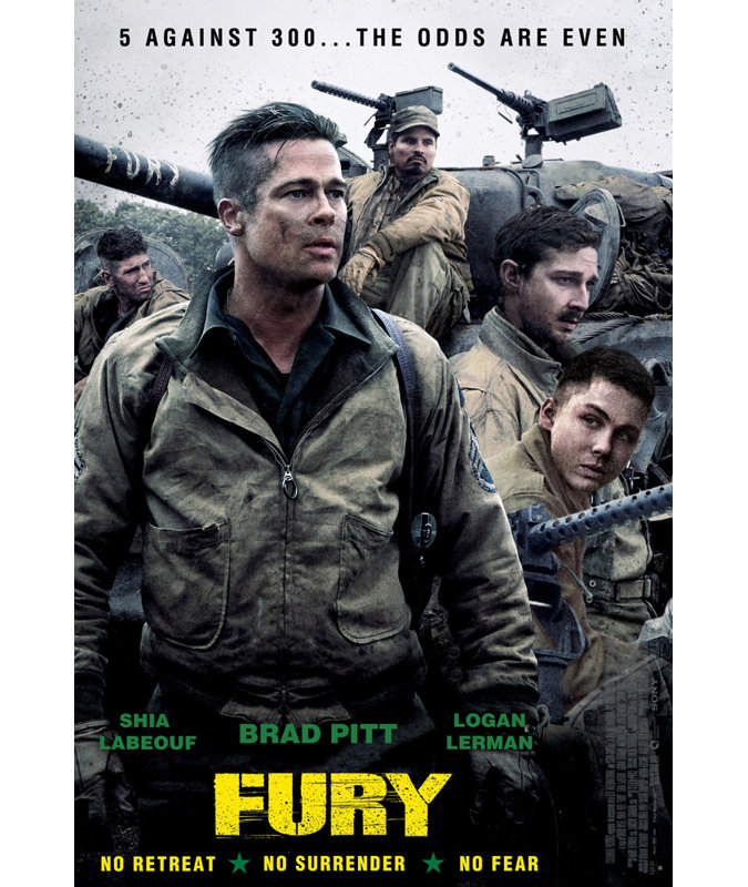 Fury, 18" H x 12" W