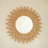 24'' Solana Mirror, Wall-Mounted Bamboo Artistry Circle Mirror With Hemp, Irregular Shape, Suitable For Bathroom, Bedroom, Living Room, Entryway, Etc.