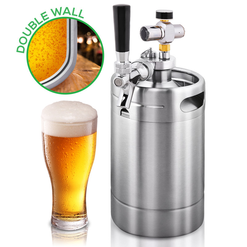 Ensemble de réfrigérateur à bière à double paroi