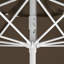 Parasol en fibre de verre 7,5 pi avec passe-partout blanc-454072587