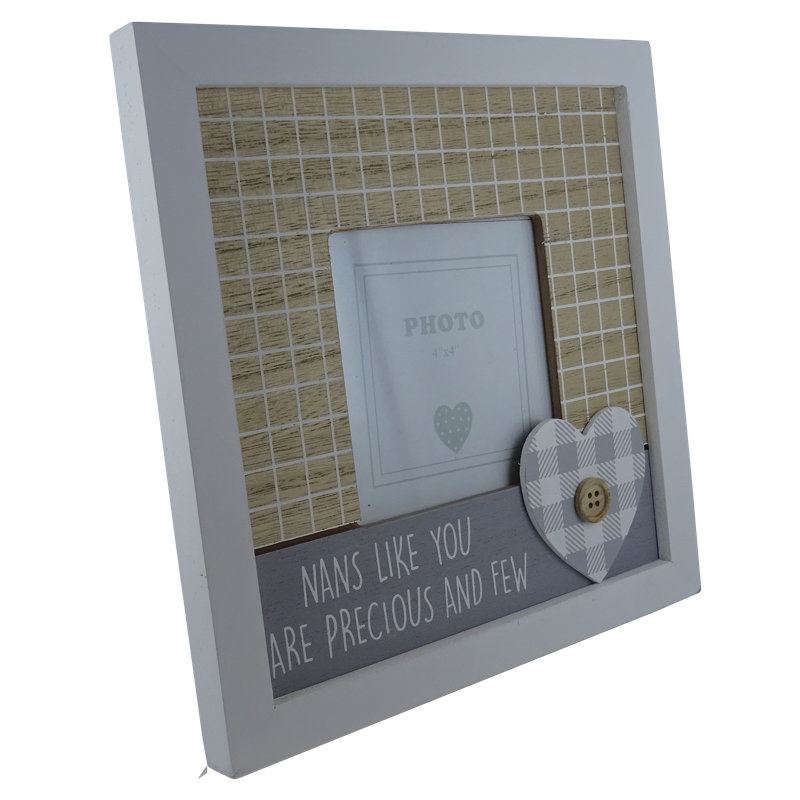 Dixon Brown and White Single Picture Frame