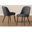 Chaise d'appoint rembourrée en bois massif Conde-28199601