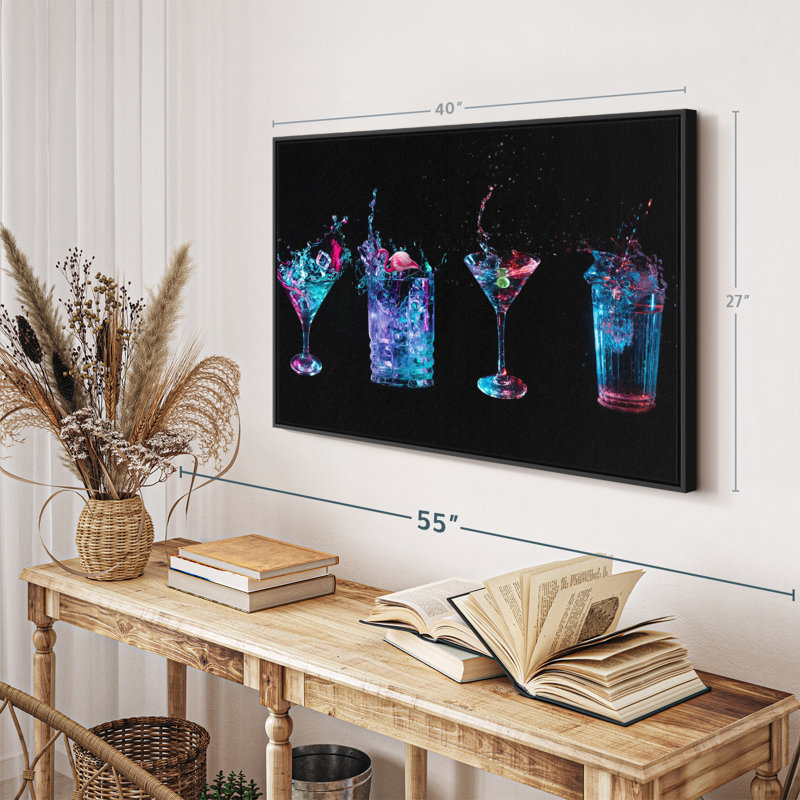 «Food and Drink», impression sur toile «Food and Drink», H 27 po x l 40 po