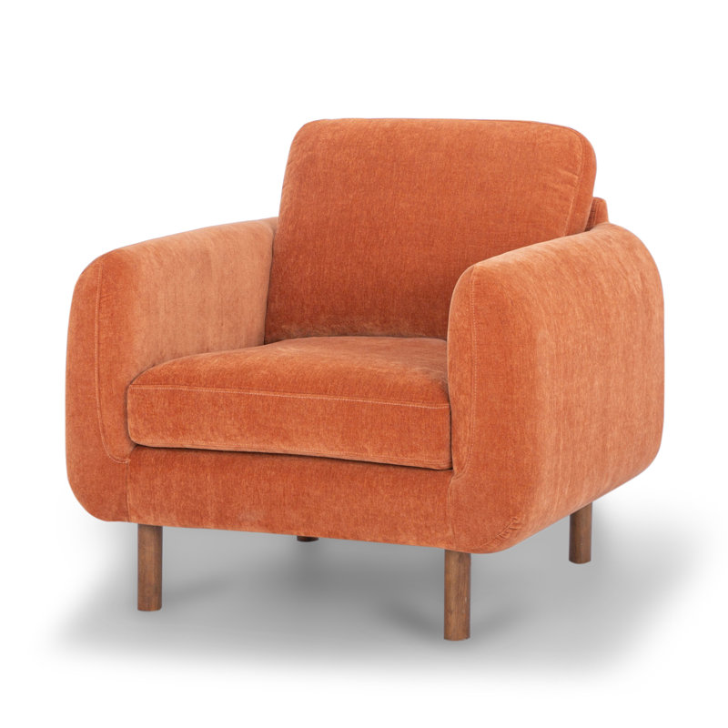 Fauteuil Leno, Chenille rouille