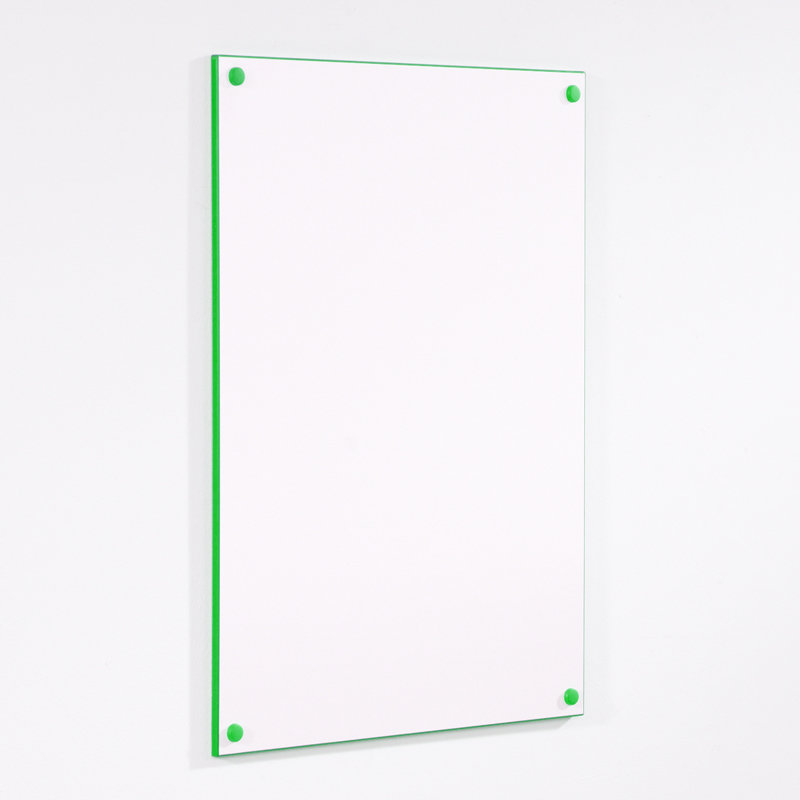 Wall Mounted Whiteboard, 60 cm H x 90 cm W, Green