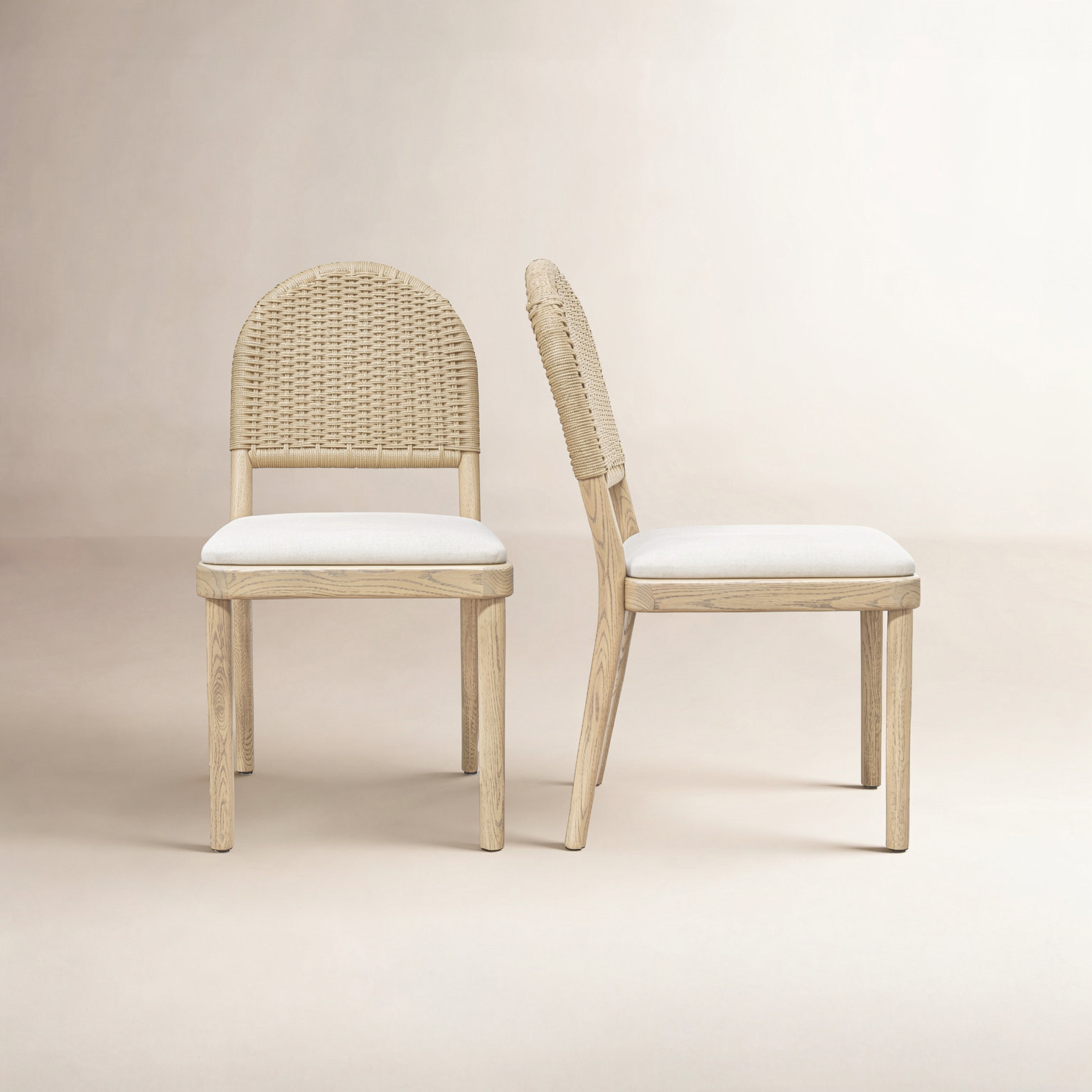 Claire Dining Chair Natural-Set Of Two