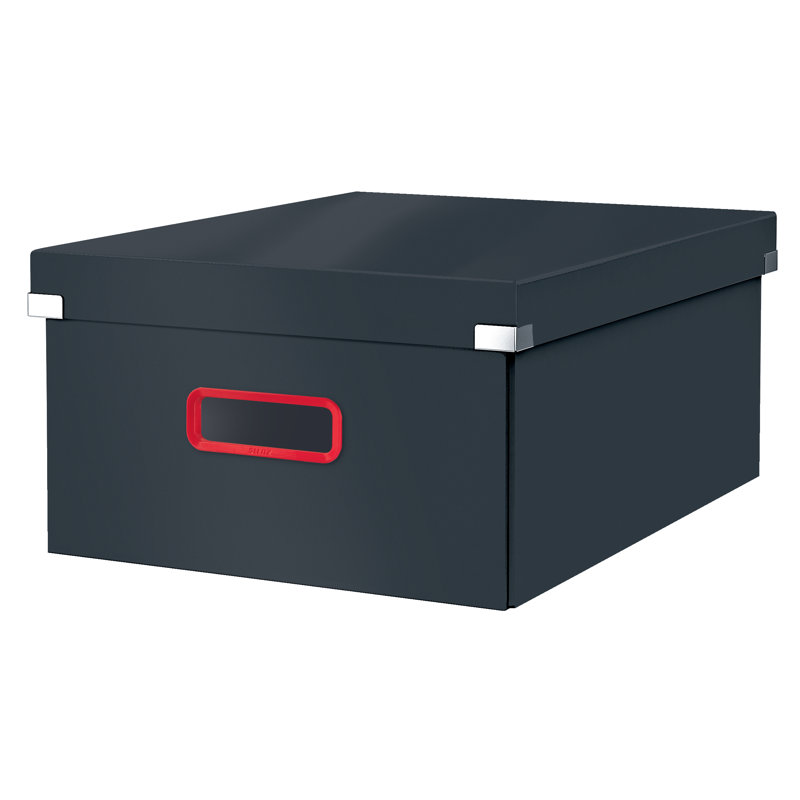 Cosy Metal Storage Bin, Grey