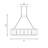 Genry 3-Light Linear Chandelier in Silver-356296870