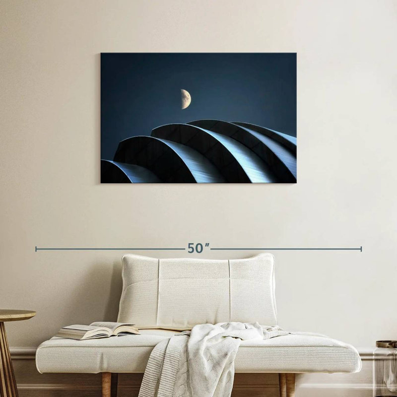 Nicci Moon Over Kaufmann Center, 24" H x 36" W