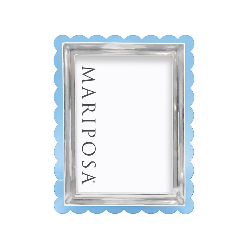 Metal Picture Frame, 5" W x 7" H, White