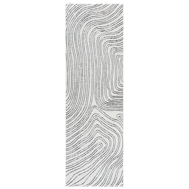 Versaillies 665 Performance Machine Washable Abstract Rug, 2'-6" X 8'-0" Runner