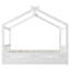 Lit plateforme House avec tiroirs, tête et pied de lit, toit-1799201946