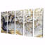«White and Blue Cherry Blossom Garden of Branches II», ensemble d'art mural sur toile Cherry Blossom-135175417