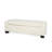 50" Ottoman Bench In Textured Fabric, Rectangular Design With Hinged Lid For Seating, Footrest, And Hidden Storage-392921755