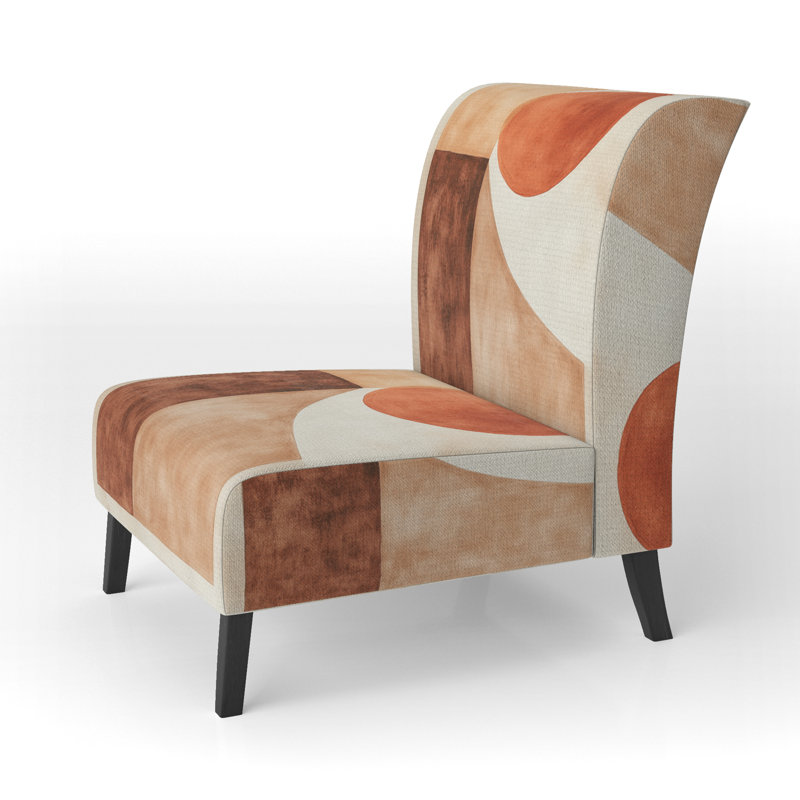 Fauteuil de chambre Abstract Modern, Pantoufle sans accoudoirs