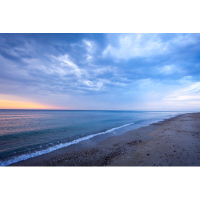 Sunset Over The Sea by Georgijevic - Wrapped Canvas Print