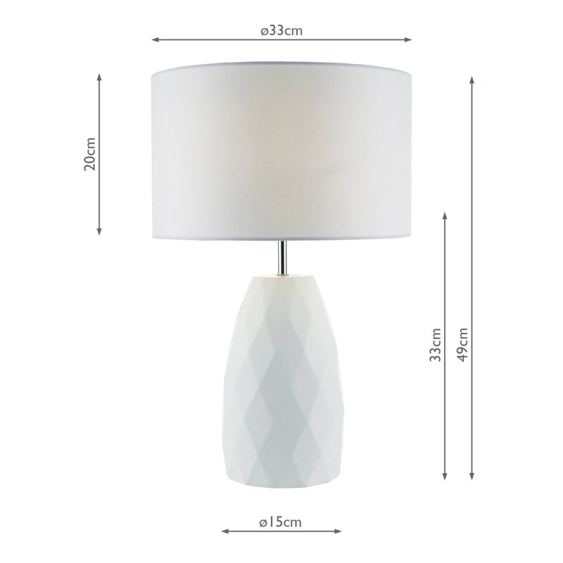 Castonguay Plaster Table Lamp