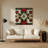 Christmas Christmas Quilts Brown Metal Wall Art-431944516