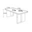 Table de salle à manger en bois massif Home Home-1551390178