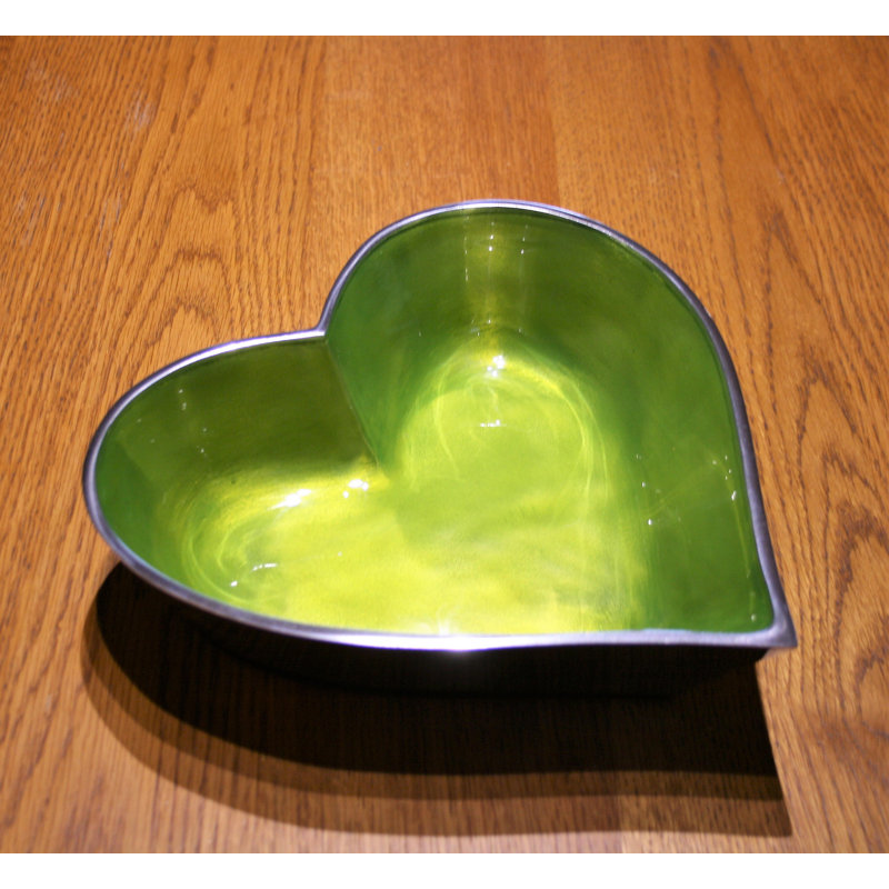 17 Stories Rosevale Aluminum Serving Bowl, Lime