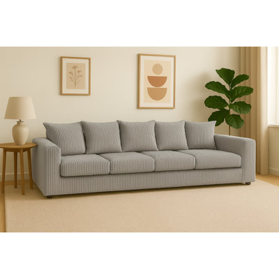 4 Seater Corduroy Sofa