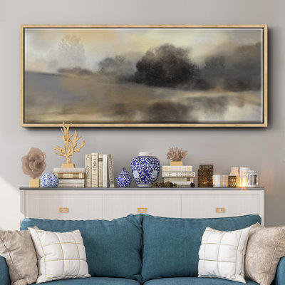 Misty Pond- Toile encadrée