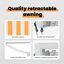 Ebern Designs Fabric Cover Retractable Patio Awning-103878062-103878077