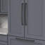 Poignée à poignée Trellis Collection - 5-1 / 16 "Poignée d'armoire centre à centre noir mat - Quincaillerie traditionnelle pour tiroirs et armoires-116400628-116400648