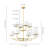 Corina 8-Light Dimmable Tiered Chandelier-306233129