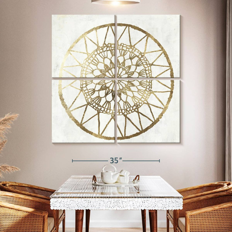Avery Gilded Star II, 50" H x 50" W