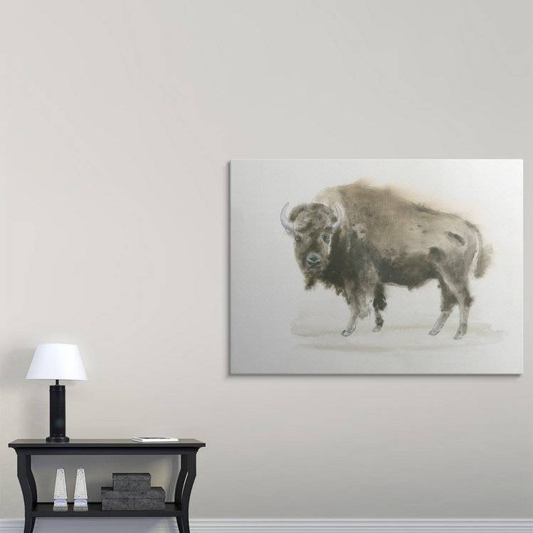 «Buffalo Bill» par Ieuan, reproduction d'art, H 18 po x l 24 po x P 1,25 po, Toile