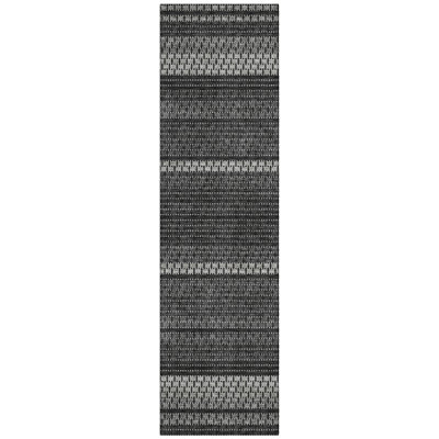 Machine Washable Indoor/Outdoor Lockway ACN2427 Stripes Rug