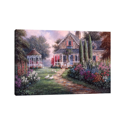 Elmiras Cottage 1 Piece Wrapped Canvas Painting