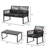 4-Person PE Wicker Outdoor Seating Group -1434340475
