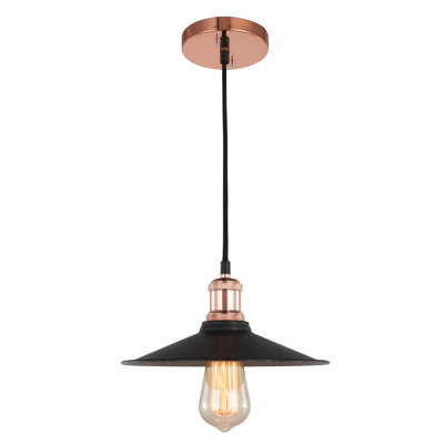 Luminaire suspendu conique à 1 lumière Pinnix