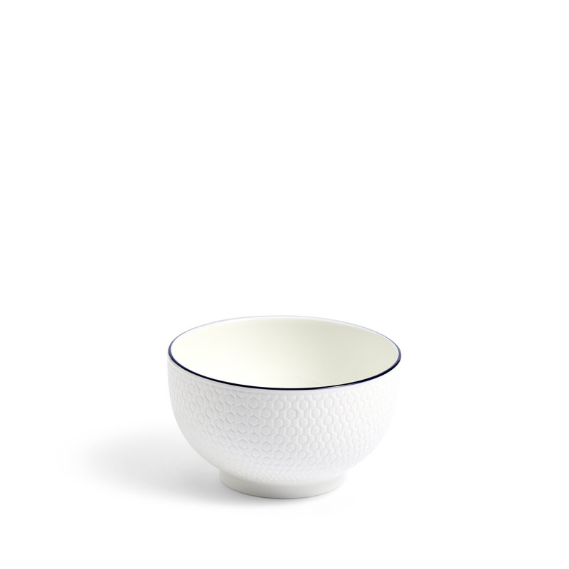 Gio Blue 4.3in Bowl Blue Line