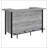 Menimen Grey Driftwood Freestanding Bar Unit