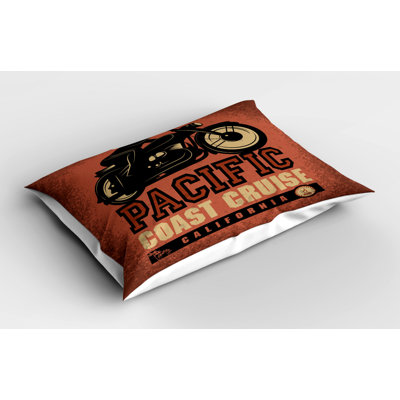 Motorcycle Polyester Sham Set
