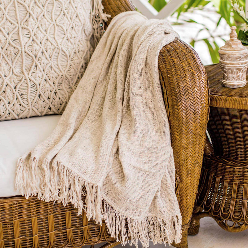 Hand Woven Throw Blanket