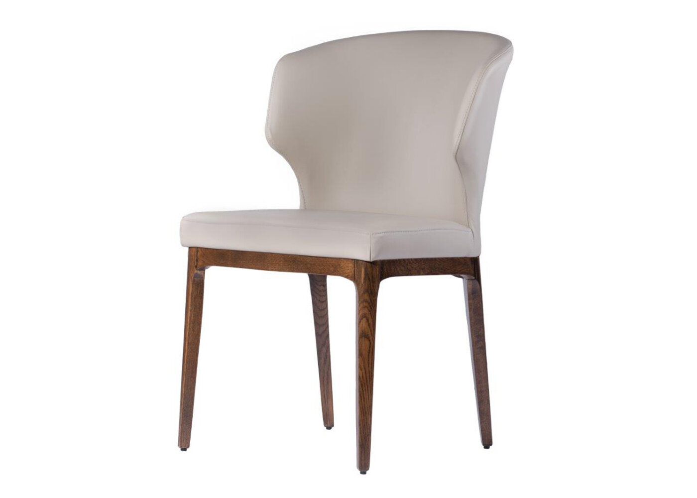 Corrigan Studio® Meghans Leather Upholstered Side Chair | Wayfair