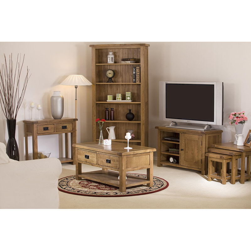 84cm Solid Wood Console Table