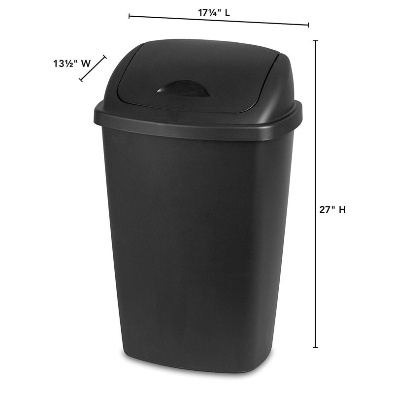 13.2 Gallon Swing Top Trash Can
