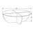 Arlo Round Sculptural Glass Coffee Table