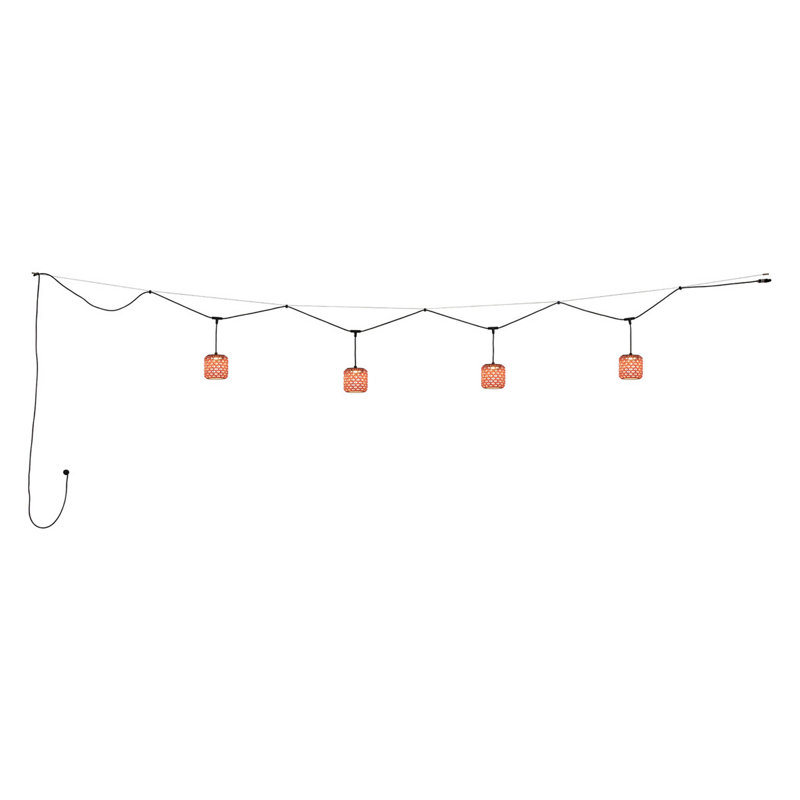 Nans 4 - Light LED Pendant, Red
