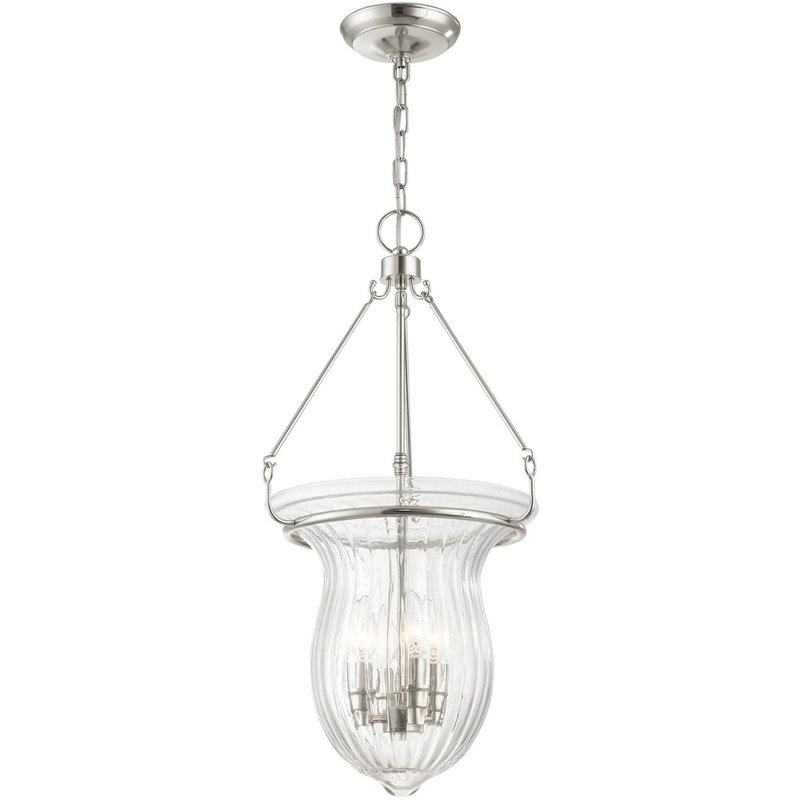 Luminaire suspendu urne 4 lumières Adola