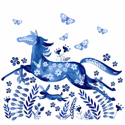 " Run Wild And Free II " by Jennifer Paxton Parker Painting Print