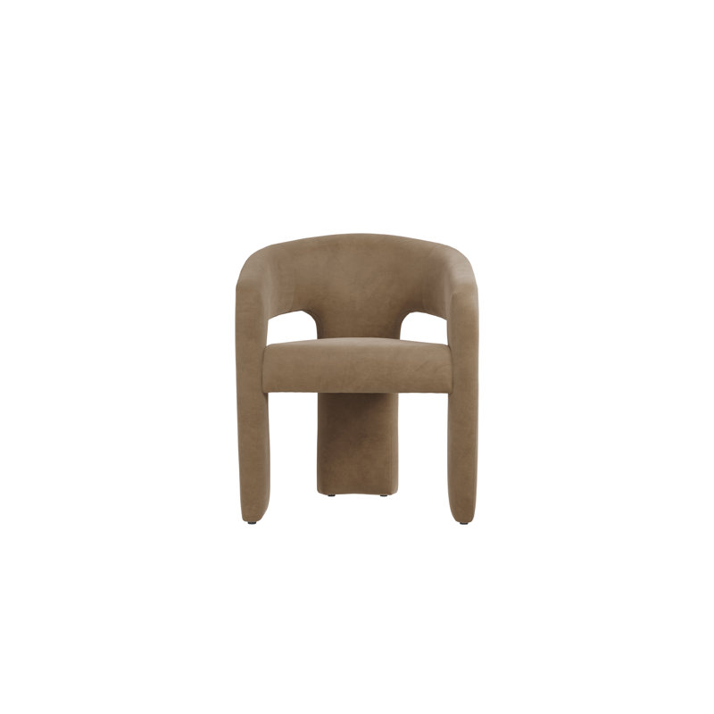 ALBA VELVET DINING CHAIR, Mole