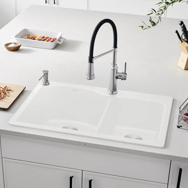 Blanco Diamond SILGRANIT 33.5 L x 18.5 W Super Single Undermount Kitchen  Sink & Reviews